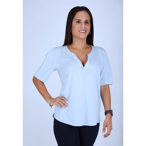 01030051510010017TOP-V-NECK-MANGA-TABLEADA-RAYON-CELESTE