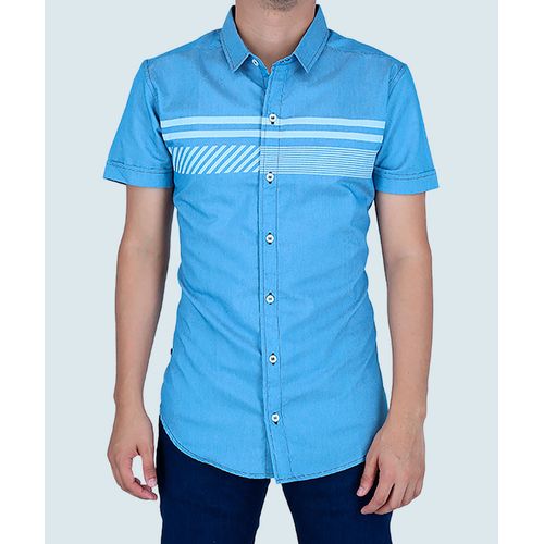 CAMISA-SLIM-V.EFECT.DENIM-CELESTE